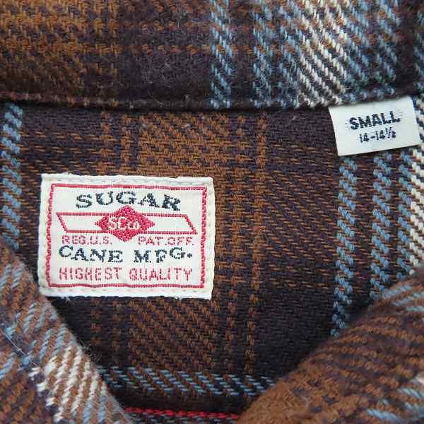 実際に弊社で買取させて頂いたSUGARCANE/シュガーケーン チェック柄 長袖 ワークシャツ SC27704/Sの画像 2枚目