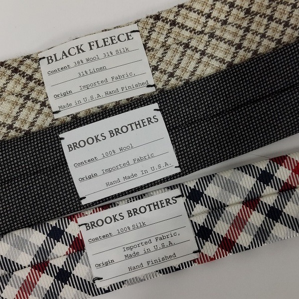 実際に弊社で買取させて頂いたBLACK FLEECE/Brooks Brothers ツイード/チェック柄 ネクタイ おまとめ6点の画像 5枚目