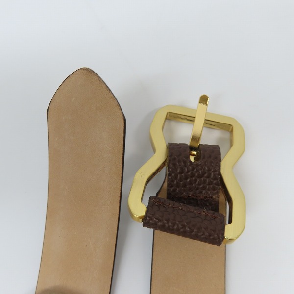 実際に弊社で買取させて頂いたBrooks Brothers/ブルックスブラザーズ  レザーベルト/BB1の画像 2枚目