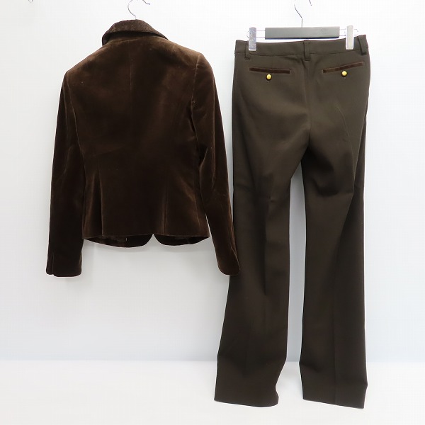 実際に弊社で買取させて頂いたBURBERRY LONDON/バーバリー ロンドン セットアップ ジャケット/パンツ ブラウン/38の画像 1枚目