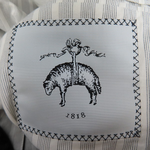 実際に弊社で買取させて頂いたBLACK FLEECE by Brooks Brothers/ブラックフリース ブルックスブラザーズ ウール3Bジャケット/ベスト/BB4 2点セットの画像 3枚目