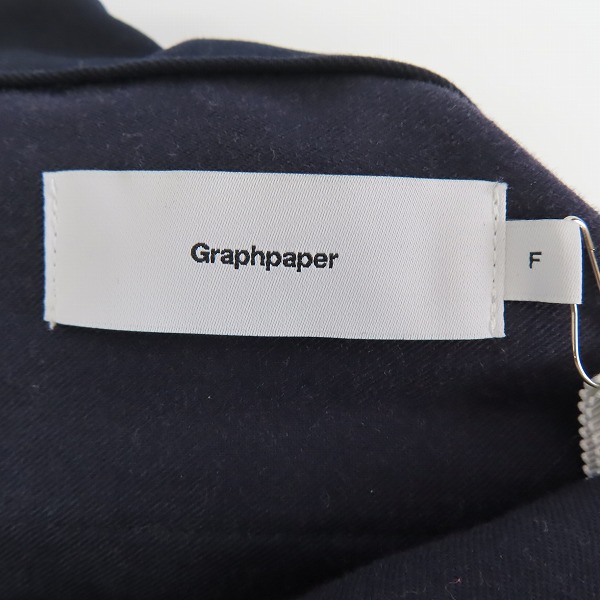 実際に弊社で買取させて頂いたGRAPHPAPER×EDIFICE×L'ECHOPPE/グラフペーパー  19AW 別注 Wool Twill Cook Pant パンツ GM194-40512/Fの画像 3枚目