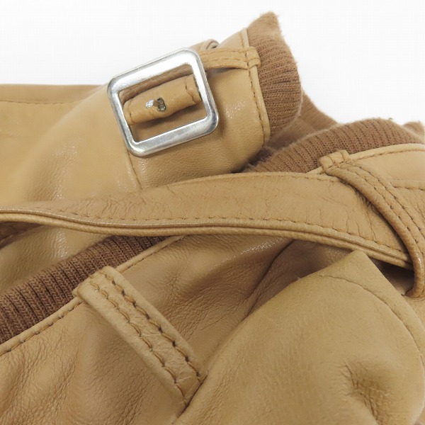 実際に弊社で買取させて頂いたJOURNAL STANDARD/ジャーナルスタンダード シープレザー ジップアップジャケット/Mの画像 5枚目