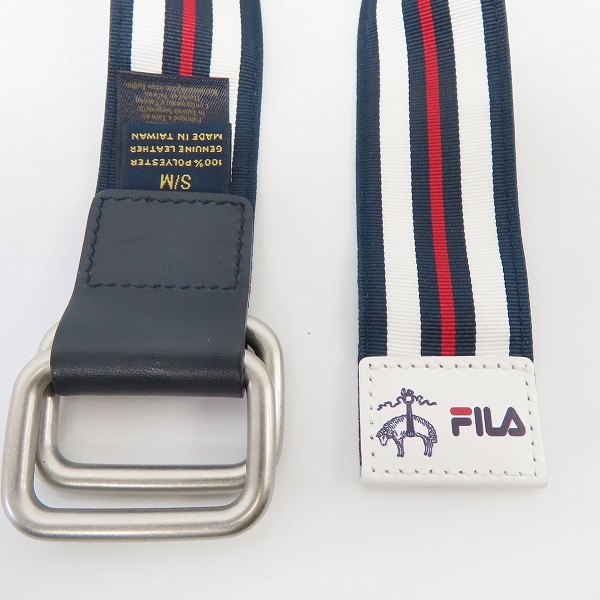 実際に弊社で買取させて頂いたBrooks Brothers×FILA/ブルックスブラザーズ×フィラ 21SS リバーシブルベルト Size：S/Mの画像 2枚目