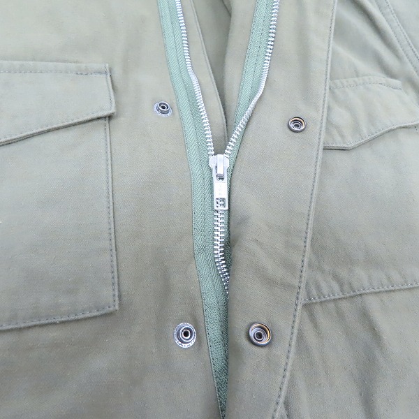 実際に弊社で買取させて頂いたTHE CRIMIE/クライミー ミリタリージップアップジャケット/Sの画像 6枚目