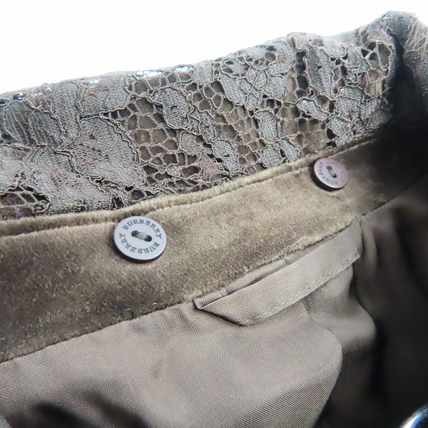 実際に弊社で買取させて頂いたBURBERRY LONDON/バーバリー ロンドン セットアップ ジャケット/パンツ ブラウン/38の画像 5枚目