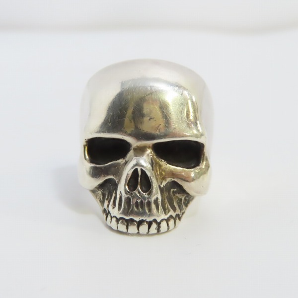 実際に弊社で買取させて頂いた【365個限定・シリアルナンバー入り】CRAZY PIG/クレイジーピッグ キース スカルリング/指輪 19-19.5号 の画像 1枚目