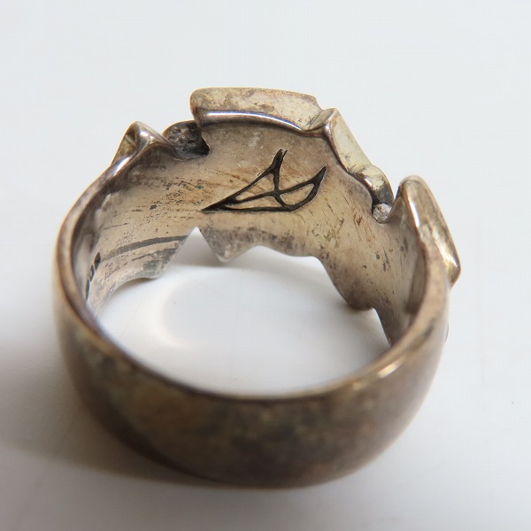 実際に弊社で買取させて頂いたCRAZY PIG/クレイジーピッグ フォーエースリング 17-17.5号の画像 5枚目