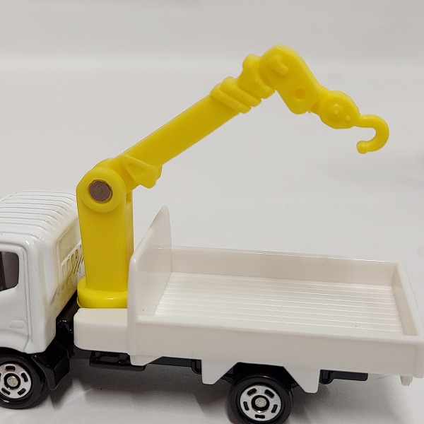 実際に弊社で買取させて頂いたTOMICA/トミカ 日野 デュトロ クレーン付きトラック 白 2点セットの画像 4枚目