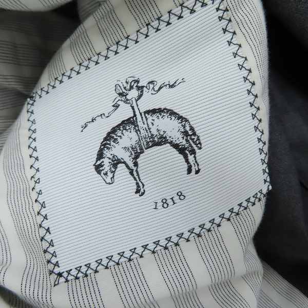 実際に弊社で買取させて頂いたBLACK FLEECE by Brooks Brothers/ブラックフリース ブルックスブラザーズ 3Bテーラードジャケット グレー/BB3の画像 3枚目