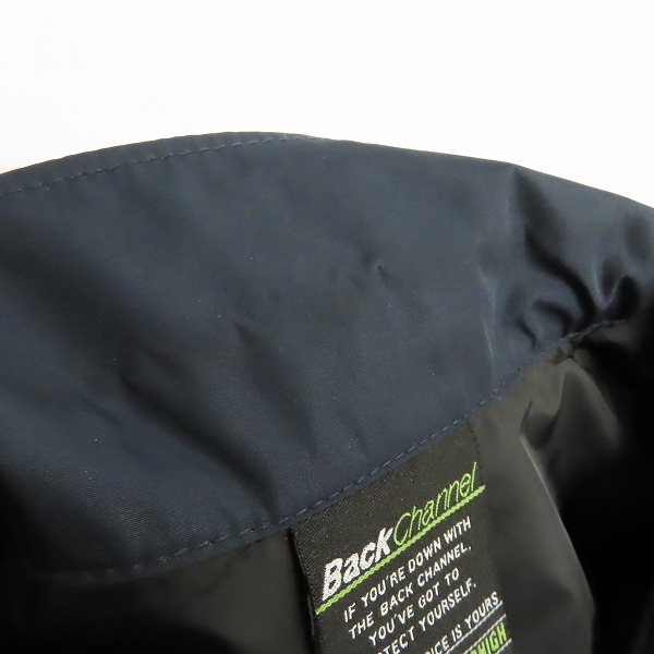 実際に弊社で買取させて頂いたBackChannel/バックチャンネル コーチジャケット ネイビー/Mの画像 4枚目