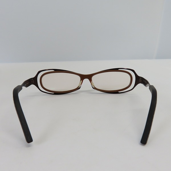 実際に弊社で買取させて頂いたspec espace/スペックエスパス チタンフレーム レンズ度入り 眼鏡 メガネフレーム/アイウェア ES-7021の画像 9枚目