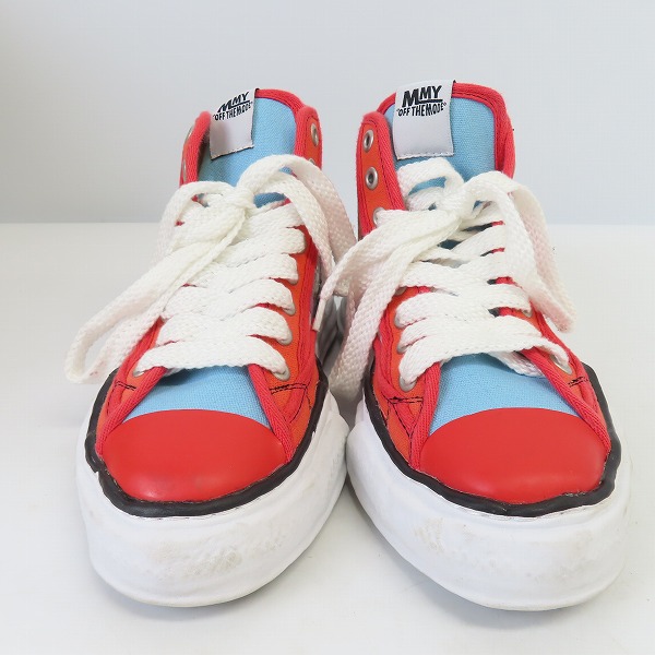 実際に弊社で買取させて頂いたMaison MIHARA YASUHIRO/メゾンミハラヤスヒロ オリジナルソールプリントキャンバスハイトップスニーカー/41