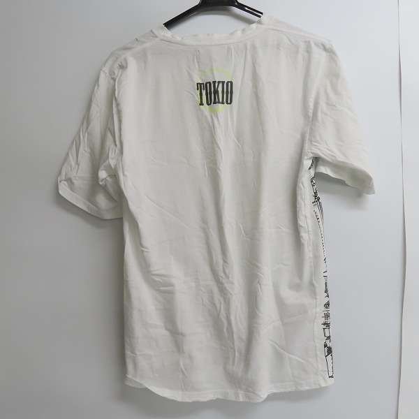 実際に弊社で買取させて頂いたHYDROGEN/ハイドロゲン プリント ダメージ加工 半袖 Tシャツ/カットソー ホワイト/Sの画像 1枚目