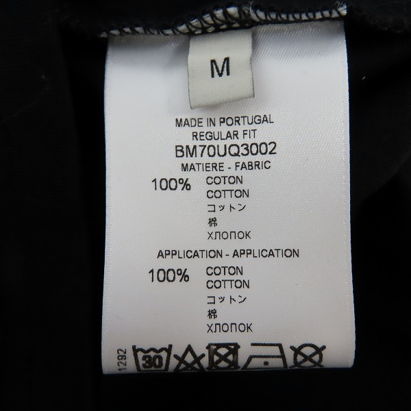 実際に弊社で買取させて頂いたGIVENCHY/ジバンシィ 20SS GIVENCHY STUDIOロゴパッチ付き 半袖Tシャツ BM70UQ3002/Mの画像 3枚目