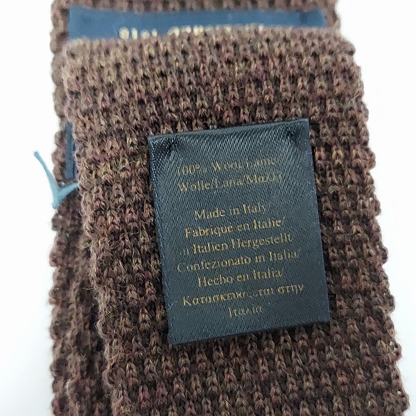実際に弊社で買取させて頂いたBrooks Brothers/ブルックスブラザーズ チェック/ノルディック/ソリッド ニット他 ネクタイ おまとめ9点の画像 8枚目