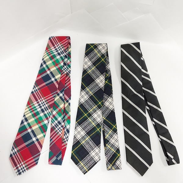 実際に弊社で買取させて頂いたBrooks Brothers/ブルックスブラザーズ チェック/ノルディック/ソリッド ニット他 ネクタイ おまとめ9点の画像 3枚目