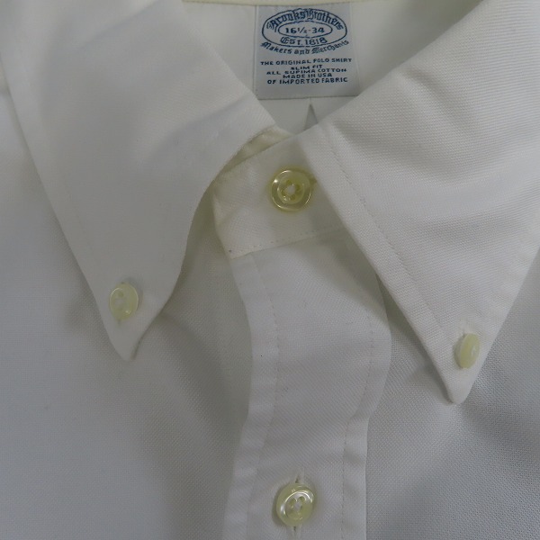 実際に弊社で買取させて頂いたBrooks Brothers/ブルックスブラザーズ B.D.シャツ /34の画像 5枚目