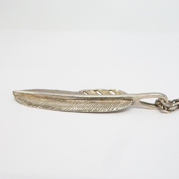 実際に弊社で買取させて頂いたFIRST ARROWS/ファーストアローズ SV フェザー ペンダント/ネックレスチェーンの画像 3枚目