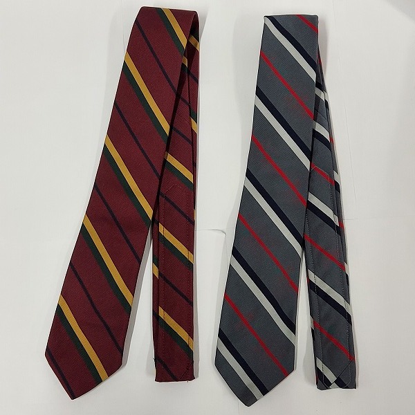 実際に弊社で買取させて頂いたBLACK FLEECE/Brooks Brothers  チェック/斜めストライプ/無地 ネクタイ おまとめ6点の画像 3枚目