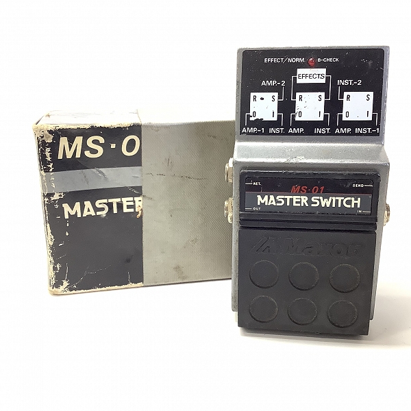実際に弊社で買取させて頂いた【ジャンク】MAXON/マクソン MS-01 MASTER SWITCH マスタースイッチ エフェクターの画像 0枚目