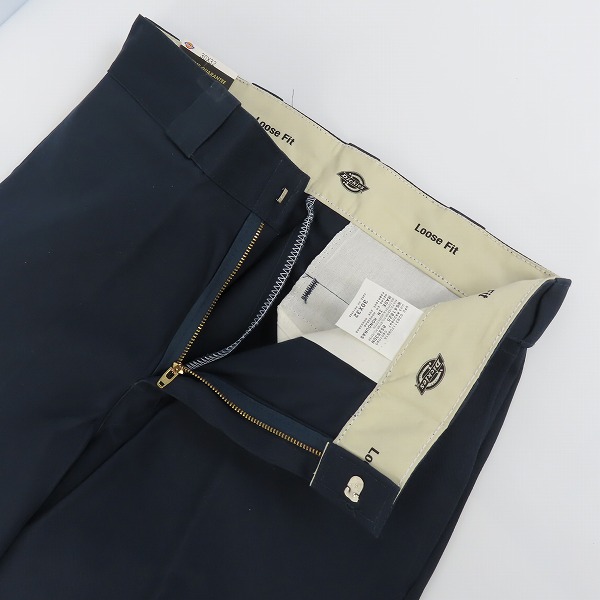 実際に弊社で買取させて頂いたDickies/ディッキーズ LOOSE FIT ワークパンツ ネイビー/30×32の画像 2枚目