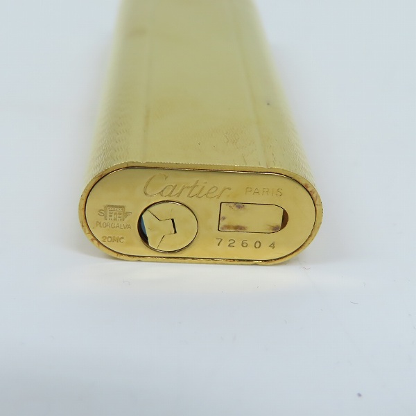 実際に弊社で買取させて頂いたCartier/カルティエ ガスライター ゴールド PLAQUE OR 20MCの画像 4枚目
