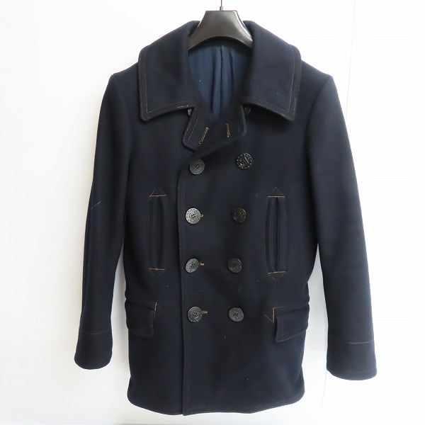実際に弊社で買取させて頂いたuniform experiment/ユニフォームエクスペリメント TRADITIONAL NAVY MELTON P COAT UE-101009/2