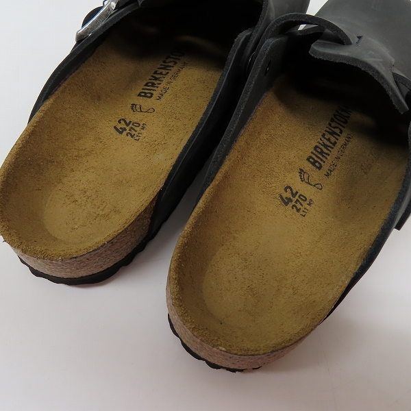 実際に弊社で買取させて頂いたBIRKENSTOCK/ビルケンシュトック BOSTON/ボストン レザー サンダル/42の画像 4枚目