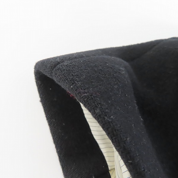 実際に弊社で買取させて頂いたBALMAN/バルマン メルトンPコート ウール/44の画像 5枚目