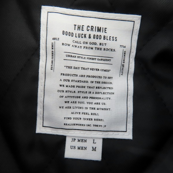 実際に弊社で買取させて頂いたCRIMIE/クライミー ベトナムジャケット CR1-02L5-JK30/Lの画像 2枚目