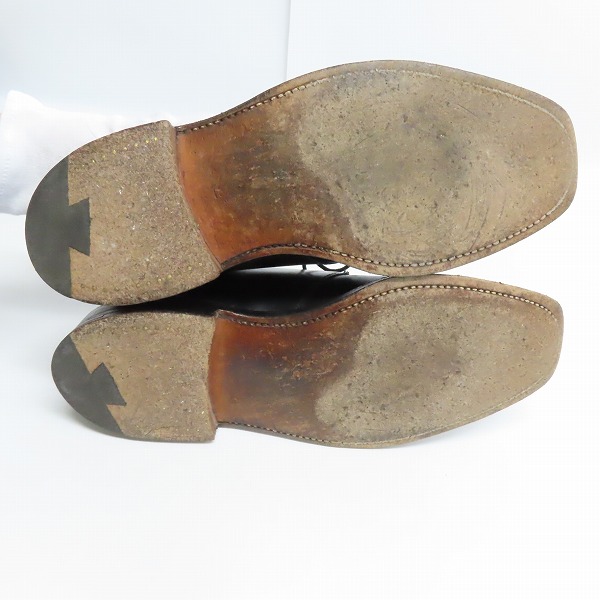 実際に弊社で買取させて頂いたCROCKETT＆JONES×Paul Smith/クロケット&ジョーンズ×ポールスミス ストレートチップ/8の画像 2枚目