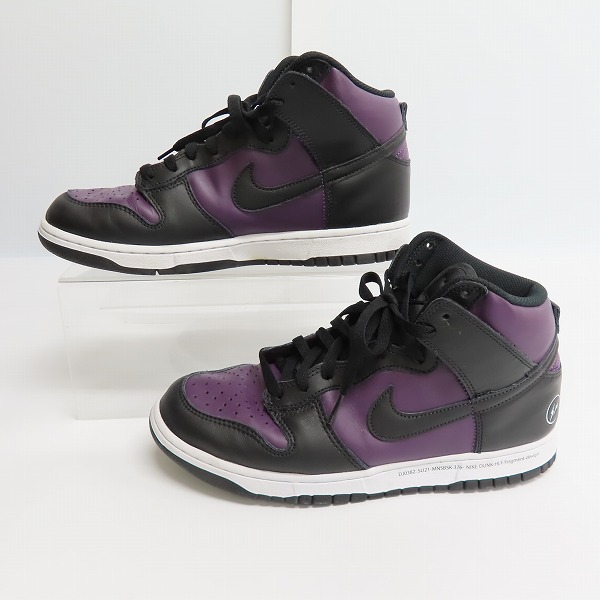実際に弊社で買取させて頂いたNIKE/ナイキ×FRAGMENT DESIGN/フラグメントデザイン DUNK HI/F ダンクハイ 北京 DJ0382-600/27.5の画像 3枚目