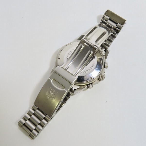 実際に弊社で買取させて頂いたTAG Heuer/タグホイヤー Professional 2000 黒文字盤 クロノグラフ 自動巻き 時計/ウォッチの画像 3枚目