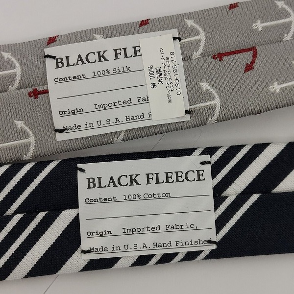 実際に弊社で買取させて頂いたBLACK FLEECE/Brooks Brothers 斜めストライプ/アンカー柄 ネクタイ おまとめ6点の画像 4枚目