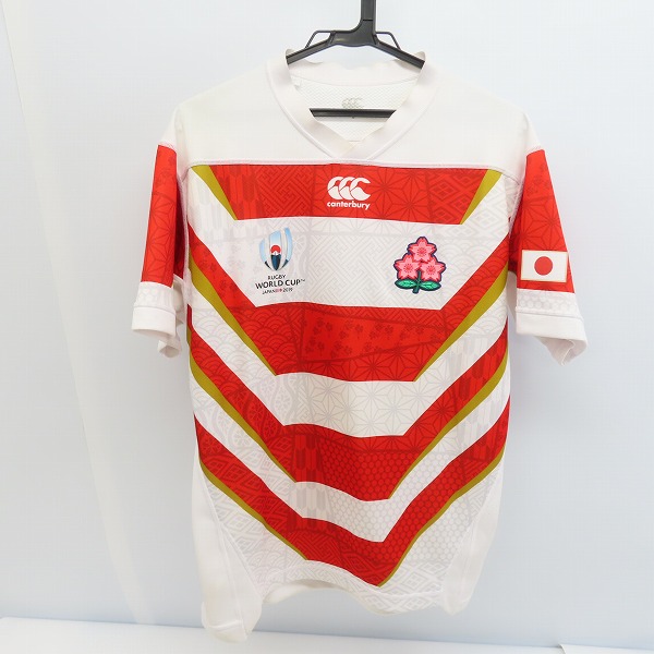 実際に弊社で買取させて頂いたcanterbury/カンタベリー ラグビー ワールドカップ2019 日本代表 ホーム ユニフォーム/ゲームジャージ/L