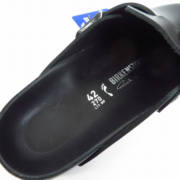 実際に弊社で買取させて頂いたRick Owens×BIRKENSTOCK/リックオウエンス×ビルケンシュトック BOSTON EXTRO/ボストン サンダル/27.0の画像 4枚目