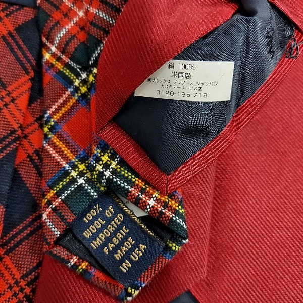 実際に弊社で買取させて頂いたBrooks Brothers/ブルックスブラザーズ チェック柄/ノルディック柄等 ネクタイ おまとめ6点の画像 5枚目
