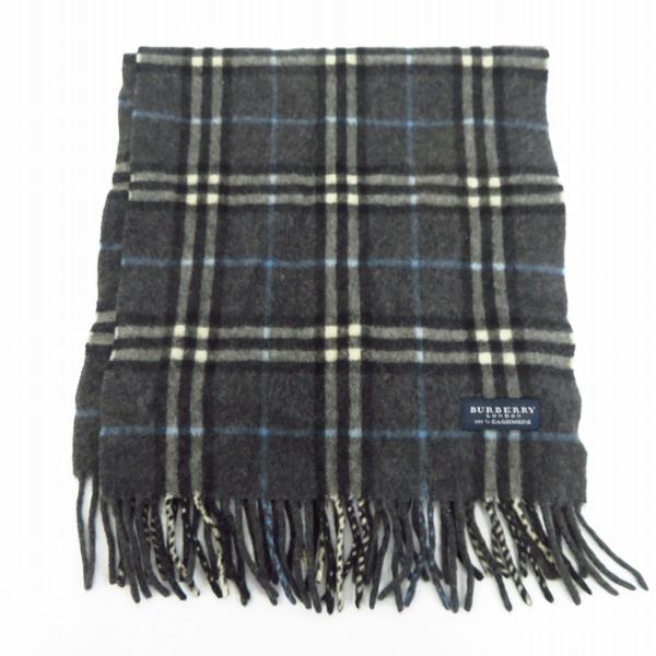 実際に弊社で買取させて頂いたBURBERRY LONDON/バーバリーロンドン カシミヤ マフラーの画像 4枚目