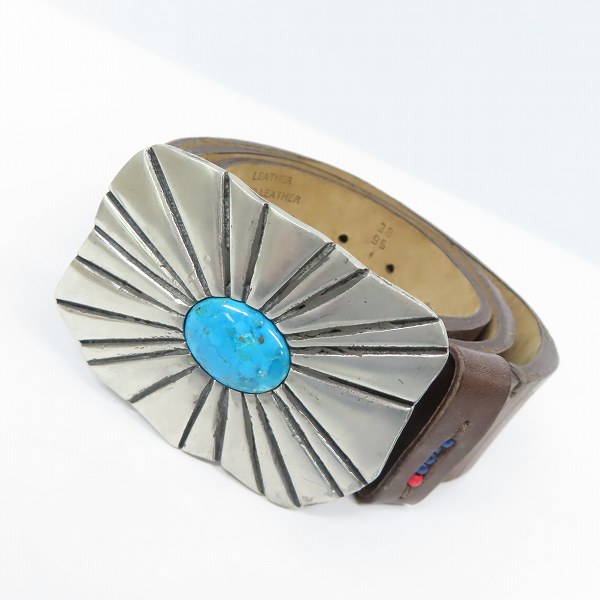 実際に弊社で買取させて頂いたPaul Smith/ポールスミス バックル付 レザーベルト/38/95