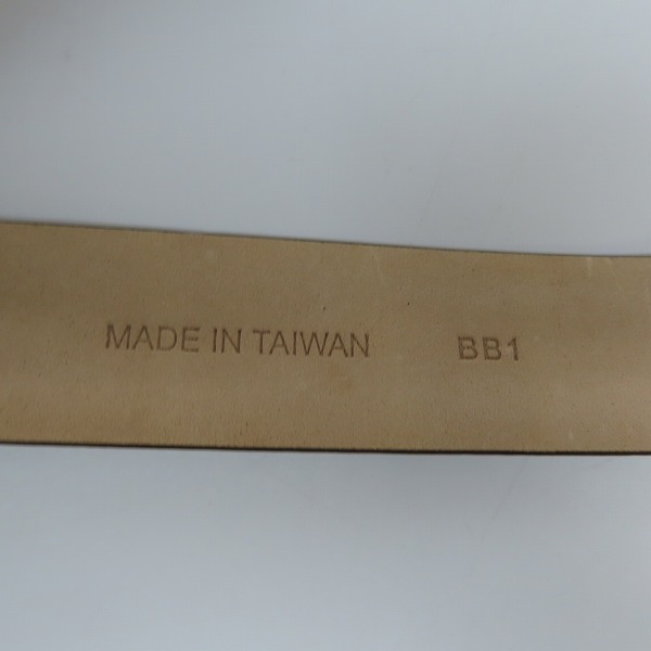 実際に弊社で買取させて頂いたBrooks Brothers/ブルックスブラザーズ  レザーベルト/BB1の画像 4枚目