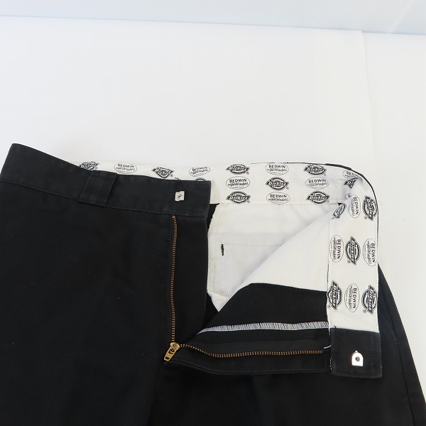 実際に弊社で買取させて頂いたBEDWIN & THE HEARTBREAKERS×Dickies/ベドウィンアンドザ ハートブレイカーズ×ディッキーズ ワークパンツ ブラック/3の画像 2枚目