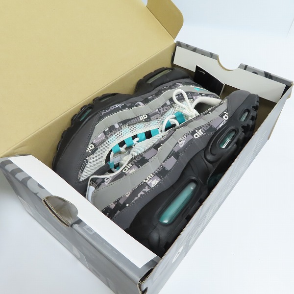 実際に弊社で買取させて頂いたNIKE/ナイキ AIR MAX 95 PRNT ATMOS WE LOVE/エアマックス 95 AQ0925-001/28の画像 8枚目