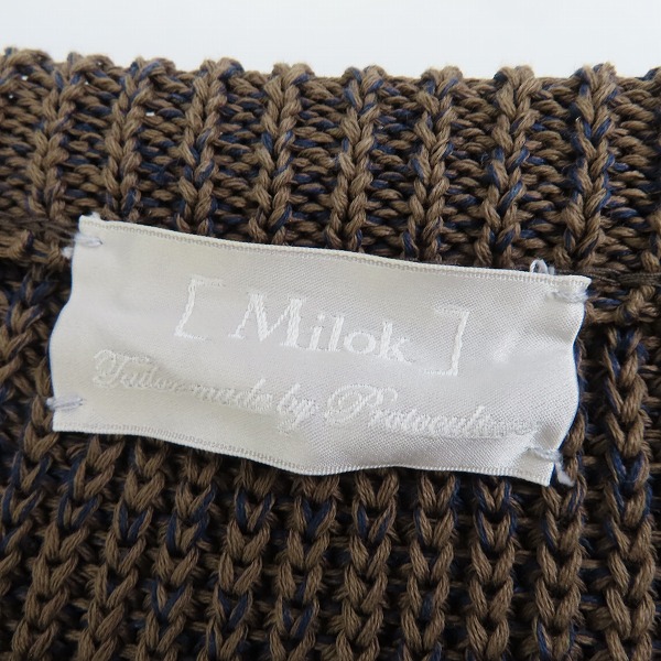 実際に弊社で買取させて頂いたMilok/ミロック スプリンクル コットン ニット 20SSKN01/Fの画像 2枚目