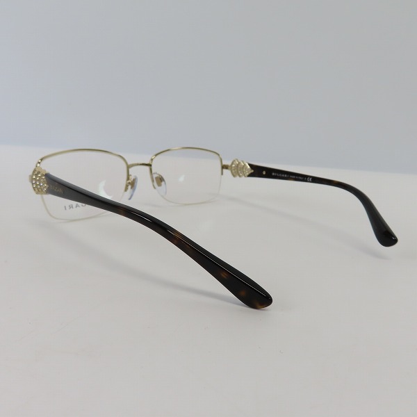 実際に弊社で買取させて頂いたBVLGARI/ブルガリ 眼鏡/メガネフレーム アイウェア 2162-Bの画像 2枚目