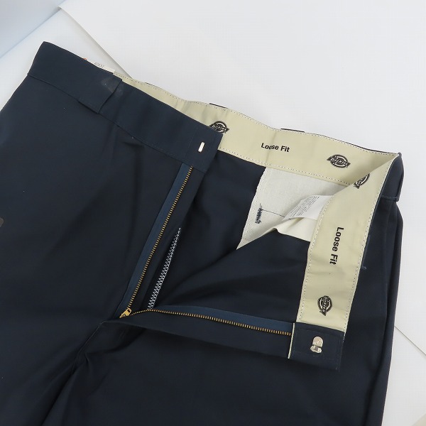 実際に弊社で買取させて頂いたDickies/ディッキーズ LOOSE FIT ワークパンツ ネイビー/40×32の画像 2枚目