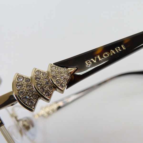 実際に弊社で買取させて頂いたBVLGARI/ブルガリ 眼鏡/メガネフレーム アイウェア 2162-Bの画像 7枚目