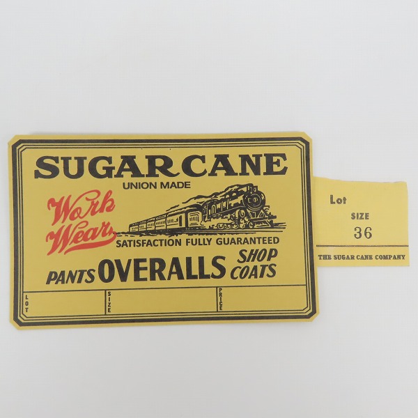 実際に弊社で買取させて頂いたSUGAR CANE/シュガーケーン デニムカバーオール SC14371/36の画像 6枚目