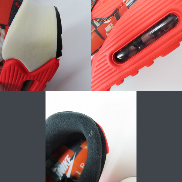 実際に弊社で買取させて頂いた【未使用】NIKE×atmos/ナイキ×アトモス AIR MAX 90 PRNT "WE LOVE NIKE"/エアマックス90 プリント AQ0926-001 26の画像 6枚目