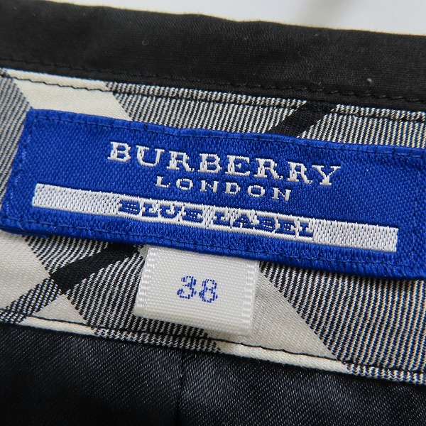 実際に弊社で買取させて頂いたBURBERRY LONDON BLUE LABEL/バーバリーロンドンブルーレーベル ノースリーブ ワンピース/38の画像 2枚目
